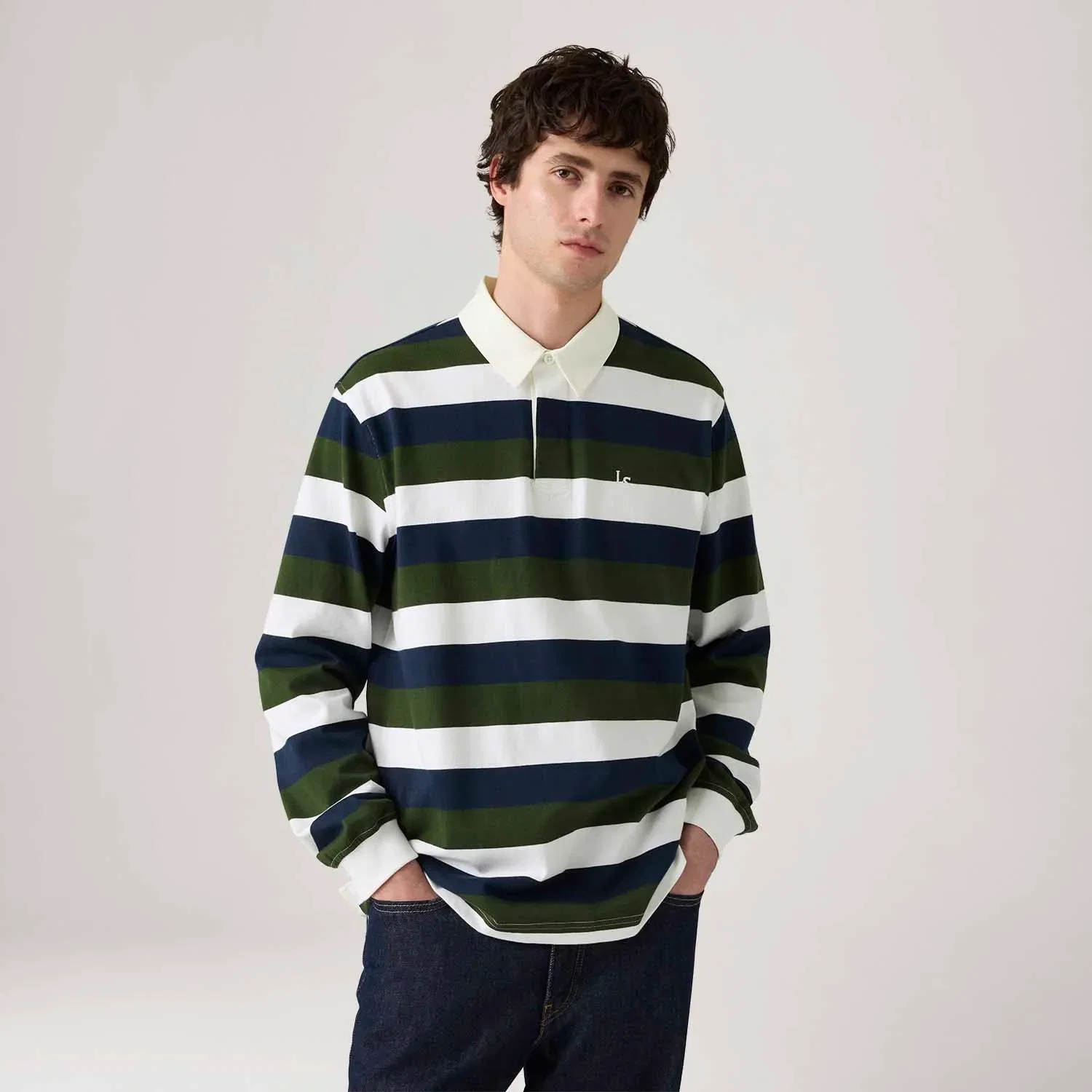 Suéter Levi's® Union Rugby Verde