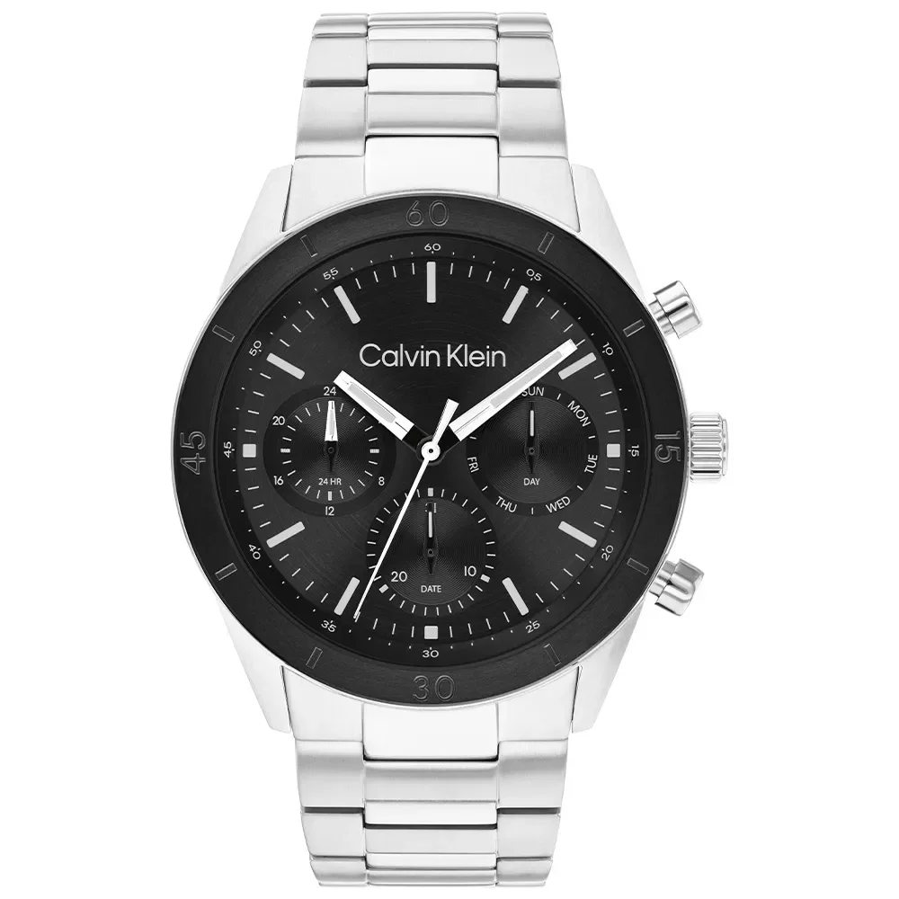 Relógio Calvin Klein CK Performance Masculino em Aço Prateado 25200557 — imagem 1