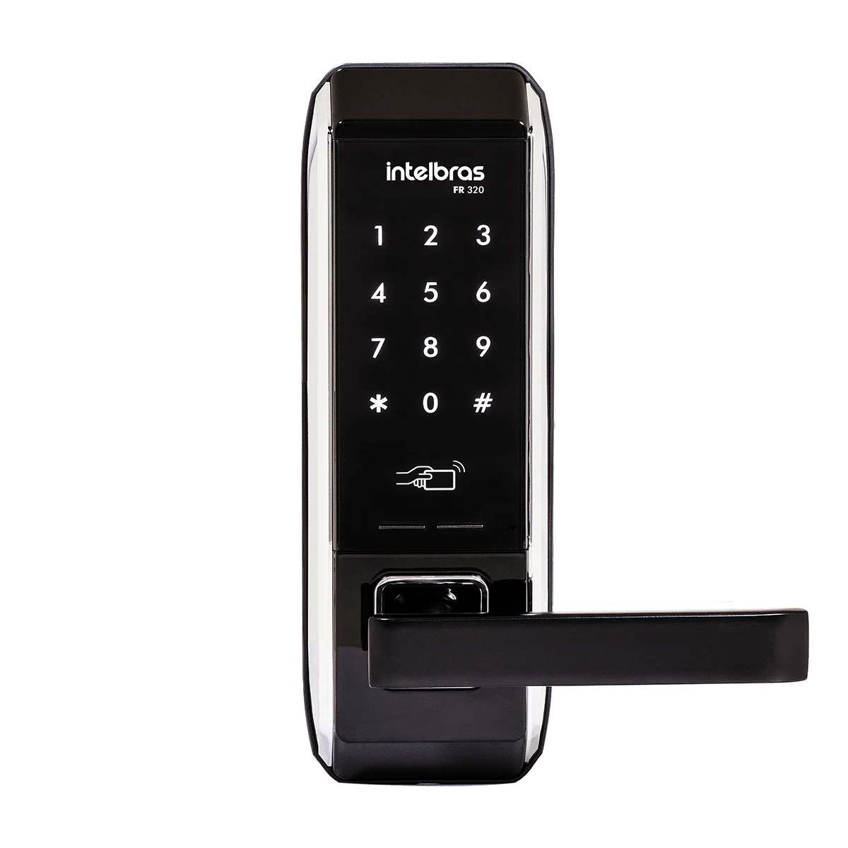 Fechadura Digital de Embutir FR 320 Preta Intelbras