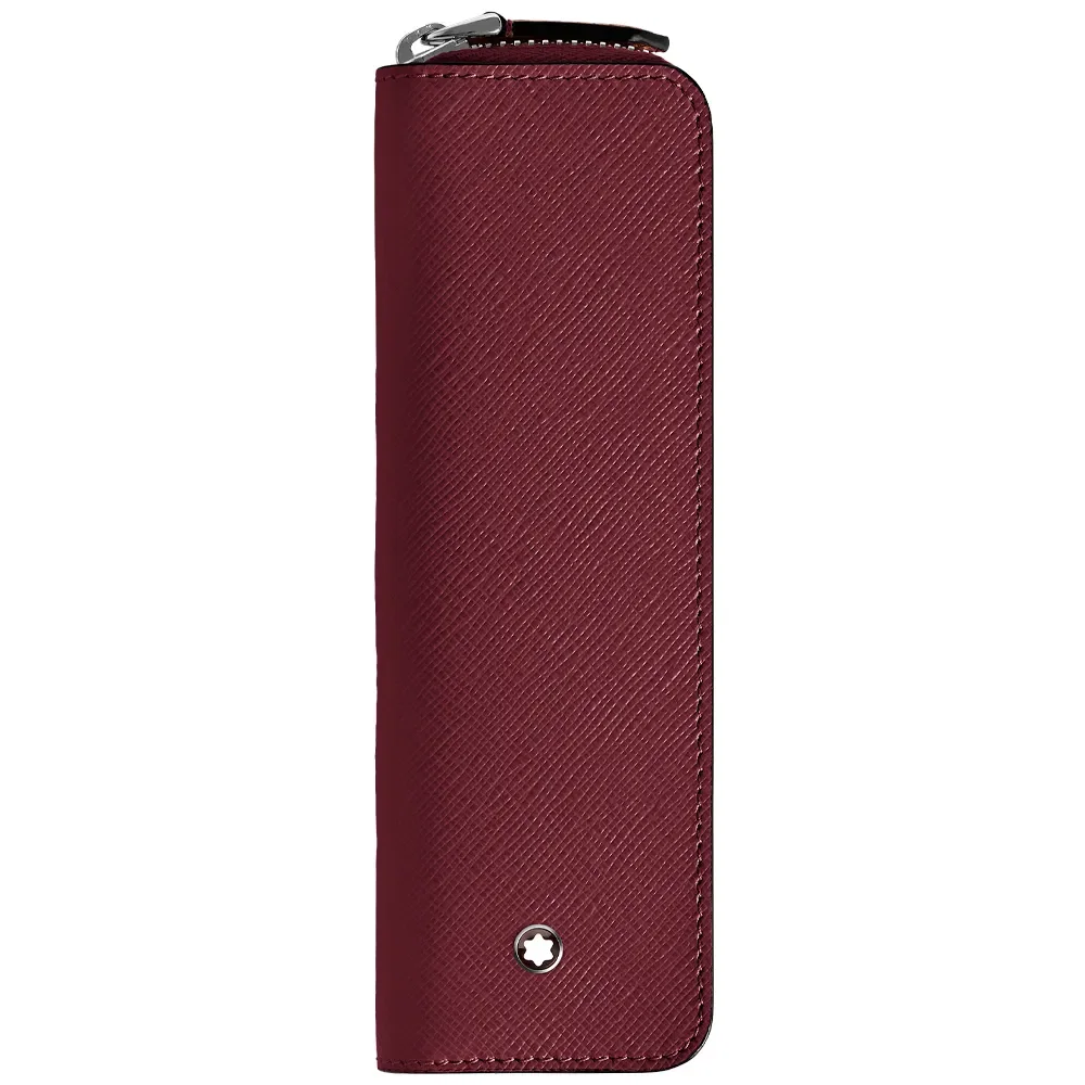 Estojo Montblanc Sartorial em Couro Cassis para Caneta 199382 — imagem 1