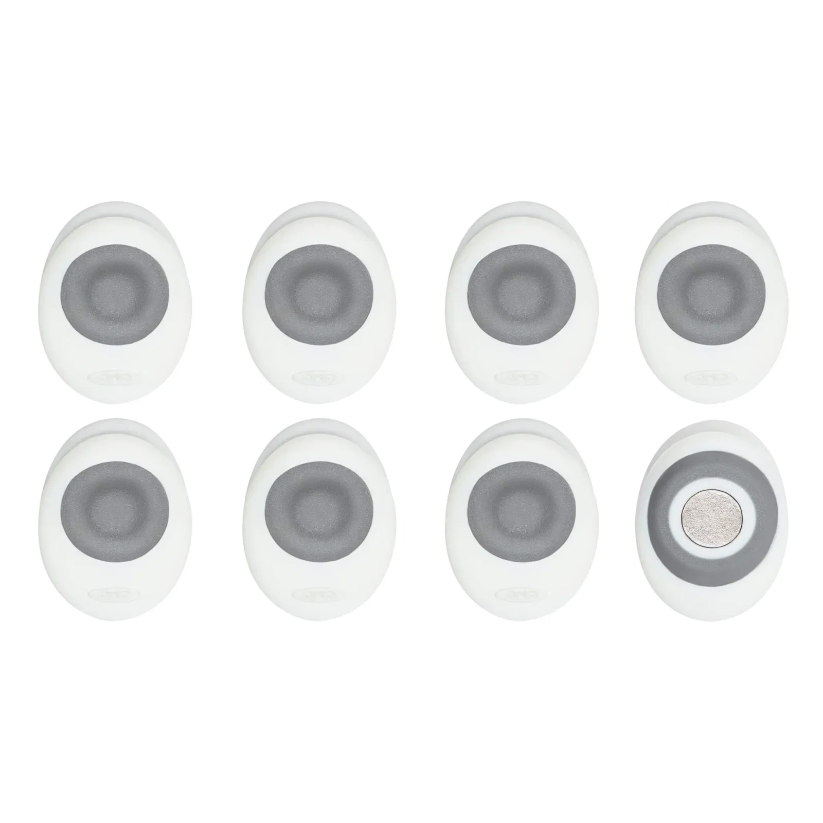 Conjunto de 8 Mini Clipes Magnéticos OXO Branco
