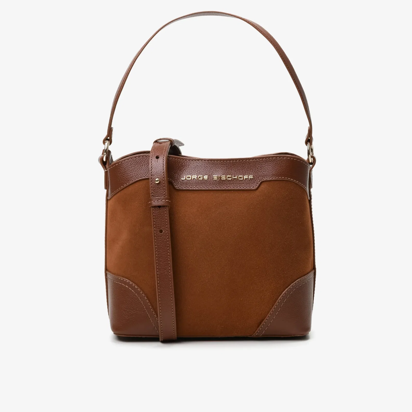 Bolsa Saco Caramelo Mascavo Nobuck — imagem 1