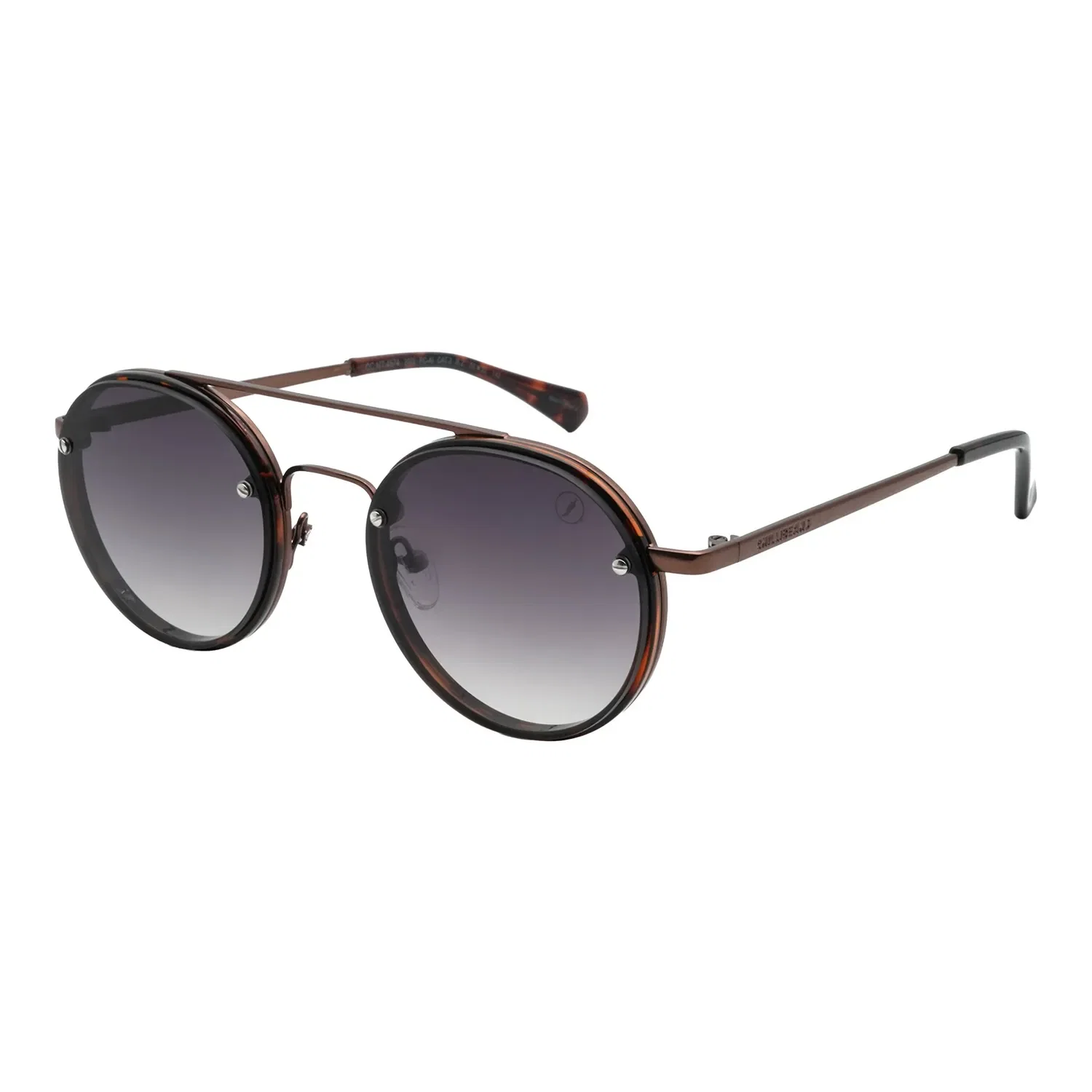 Óculos de Sol Masculino Chilli Beans Redondo Degradê Marrom — imagem 1
