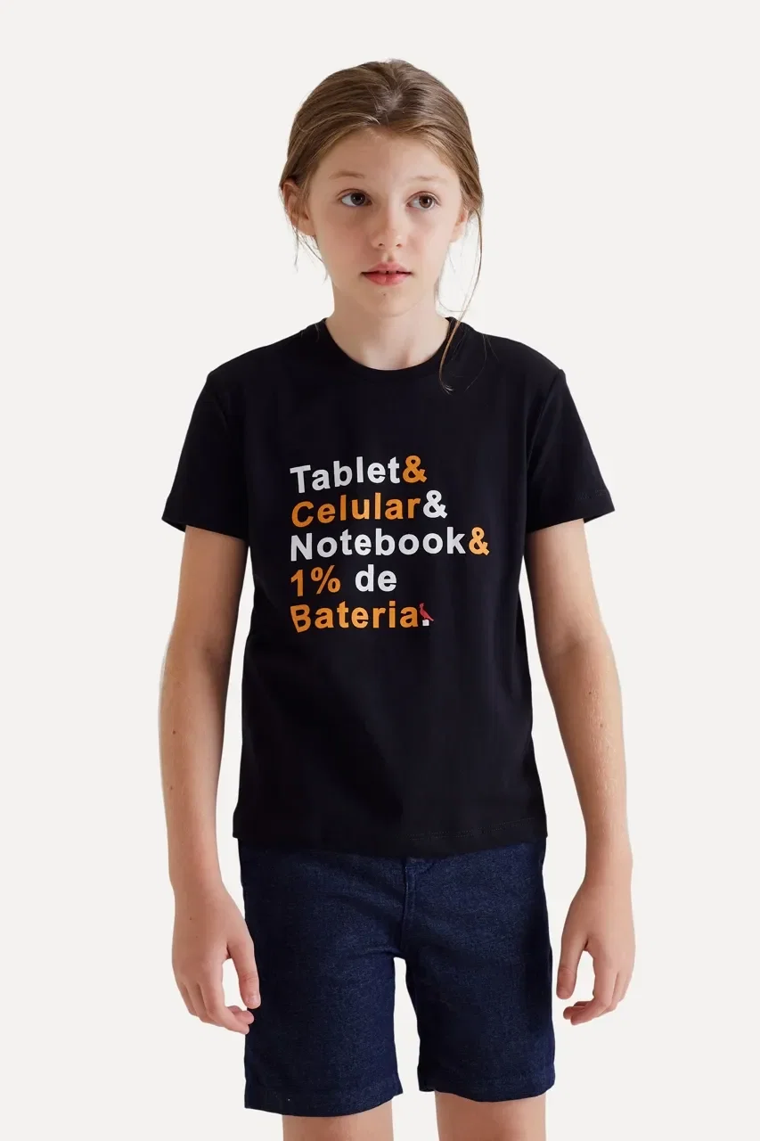 Camiseta Estampada Mini Tablet