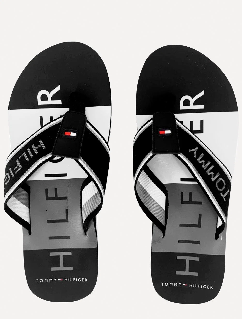 Chinelo Tommy Hilfiger Masculino Bondi 11D Preto e Cinza
