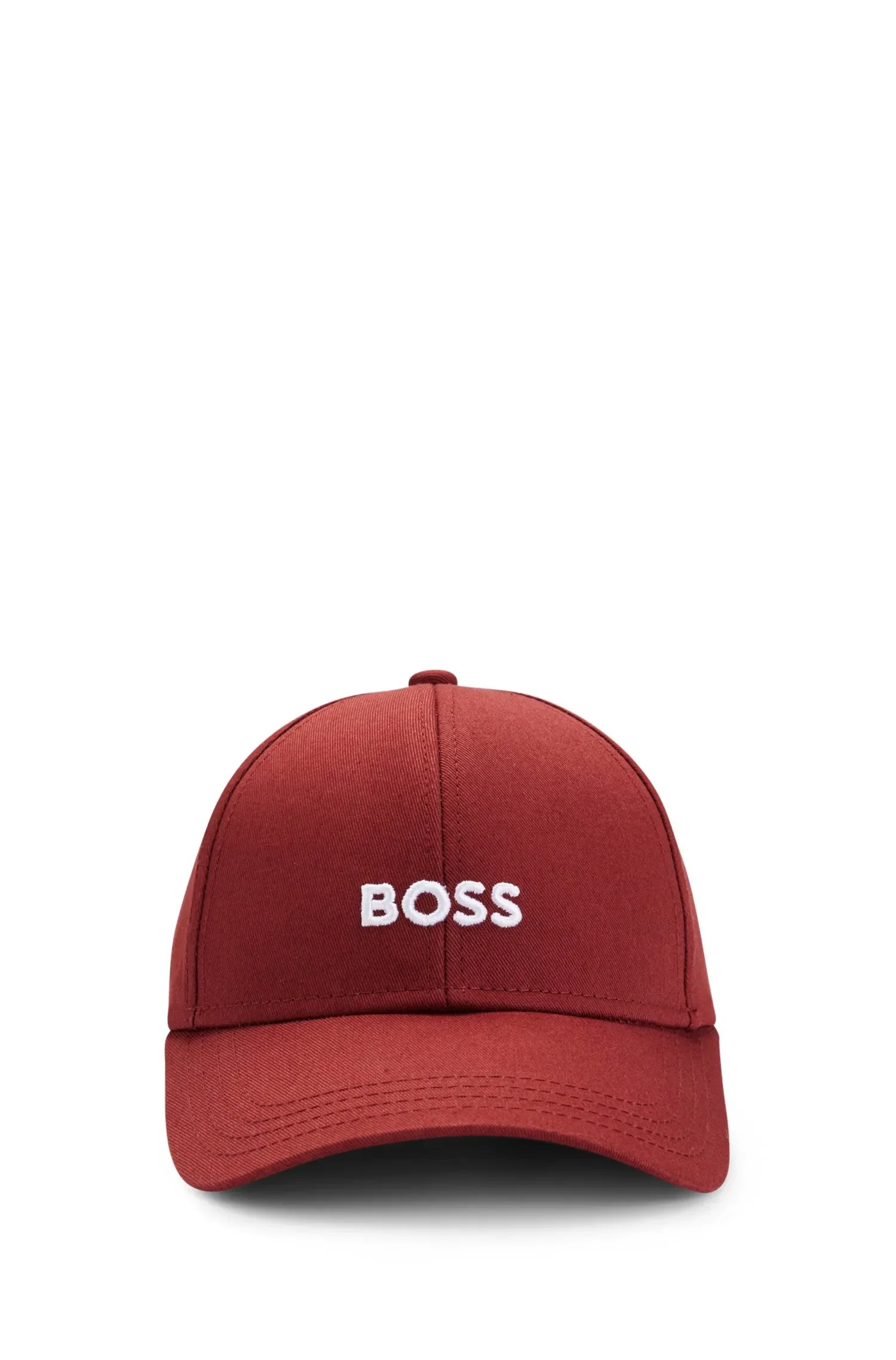 Boné Em Sarja De Algodão Com Logo Bordado