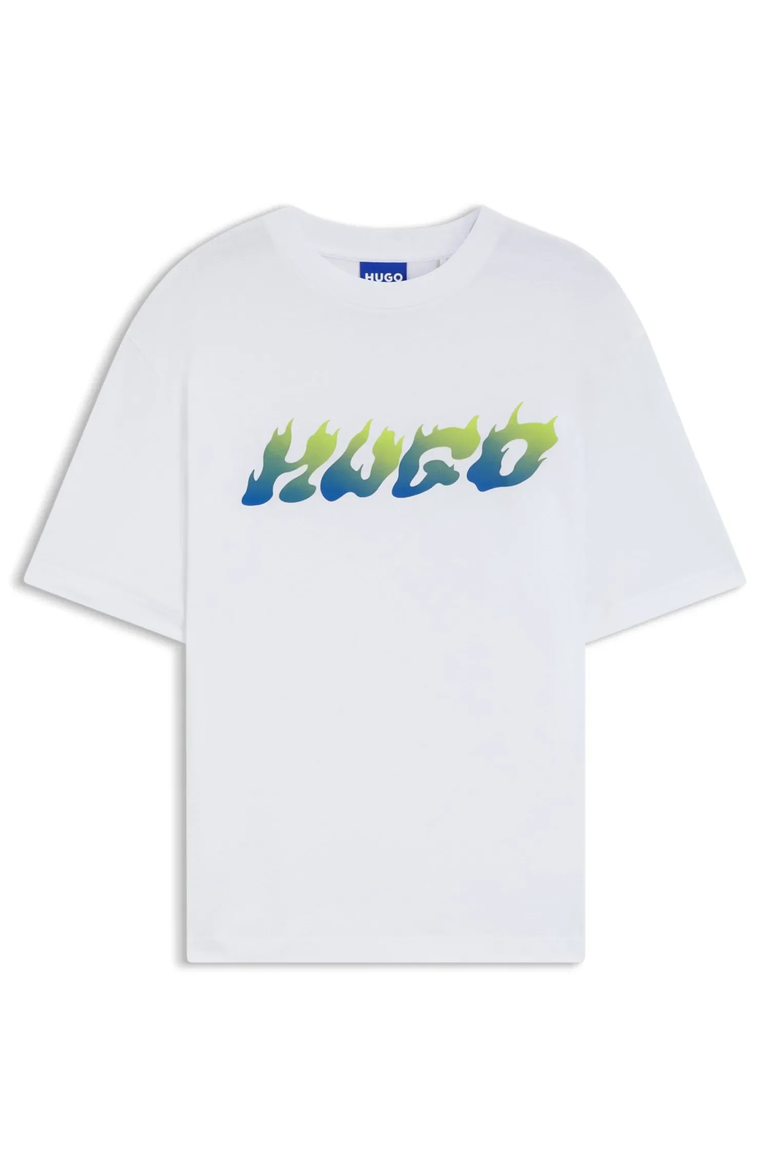 Camiseta De Jersey De Algodão Com Estampa Artística