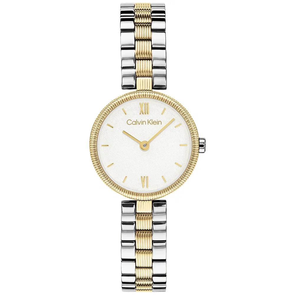 Relógio Calvin Klein Gleam Feminino em Aço Prateado e Dourado 25100226 — imagem 1