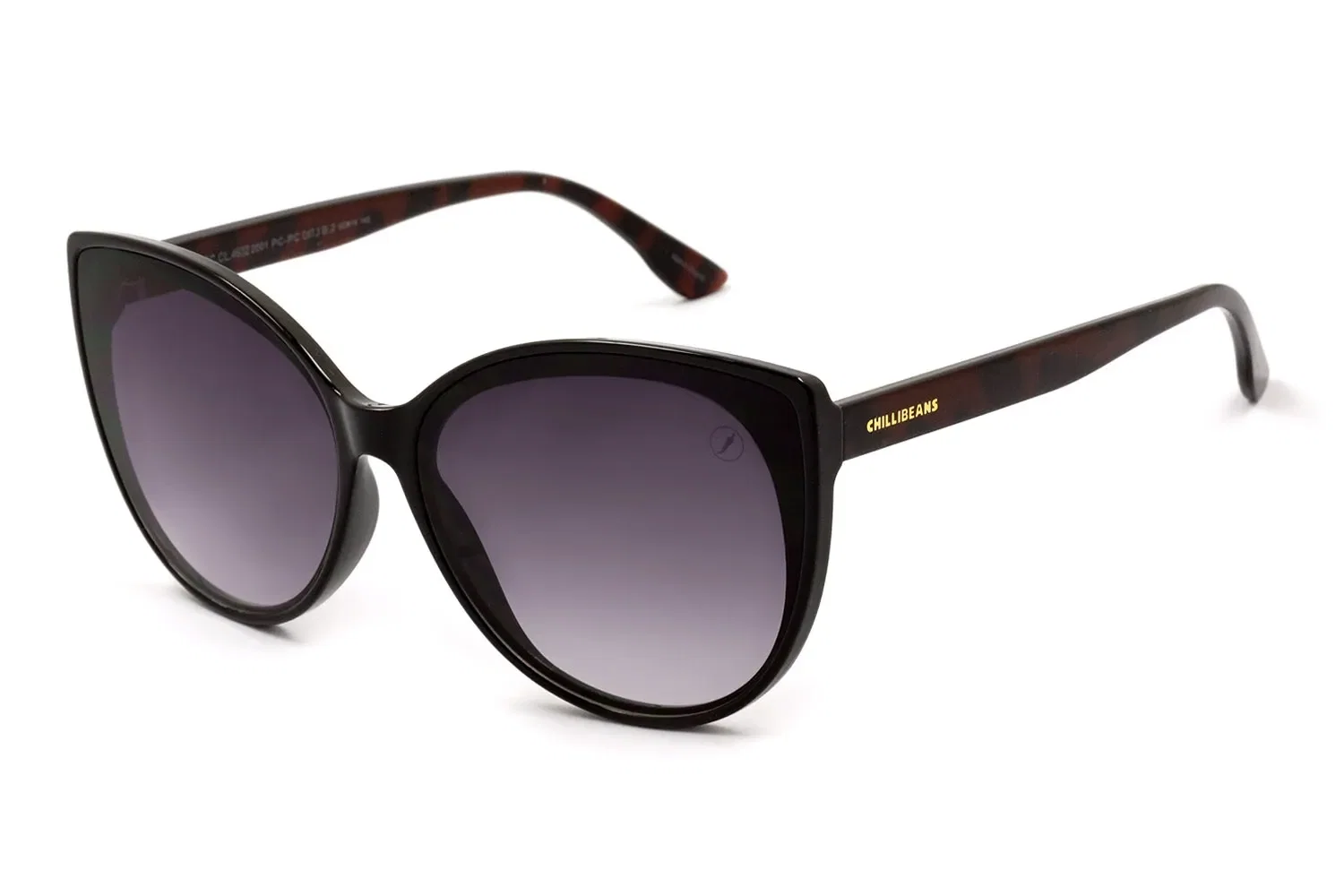 Óculos de Sol Feminino Chilli Beans Cat Degradê Preto