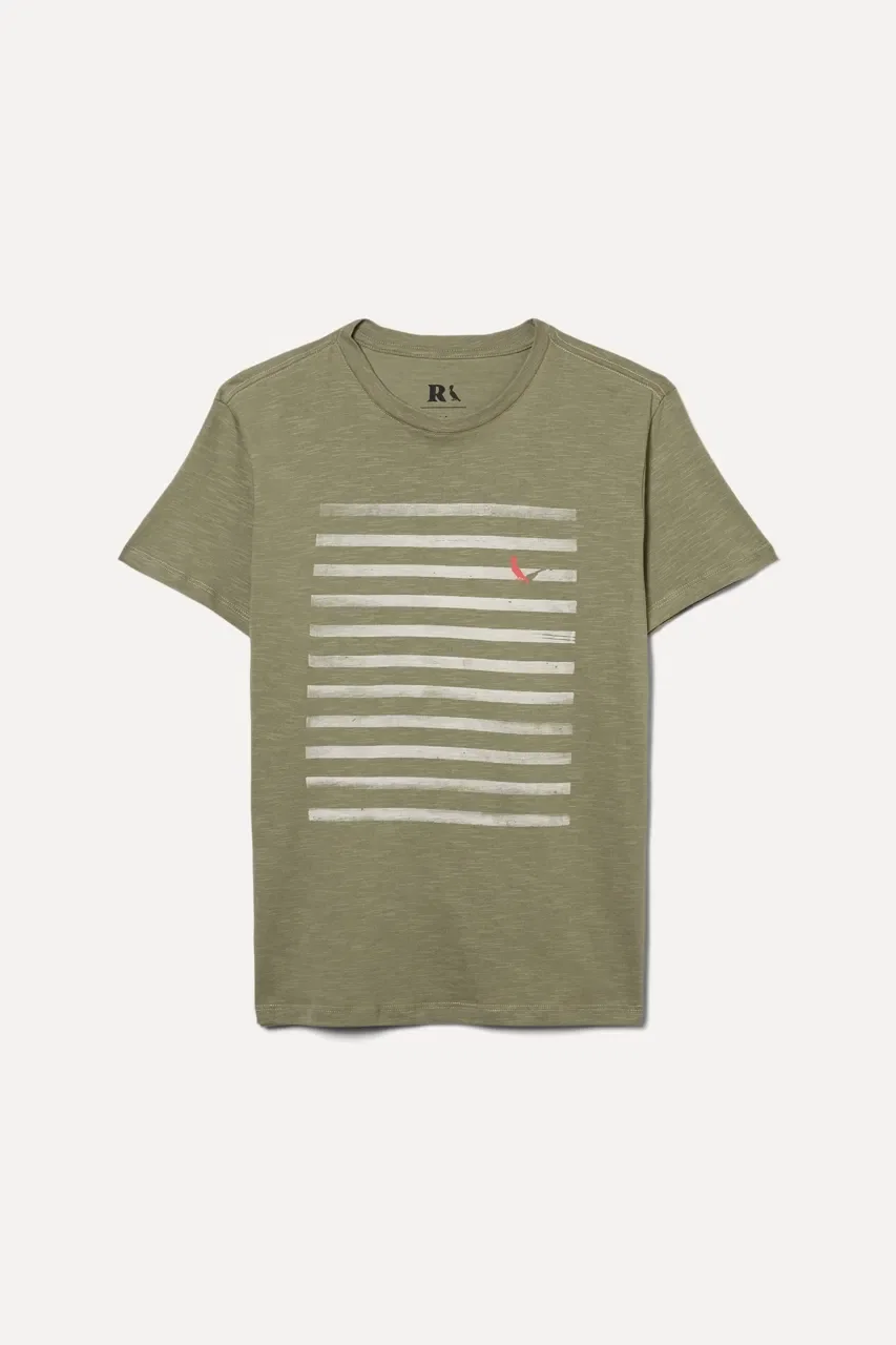Camiseta Estampada Faixa Ii