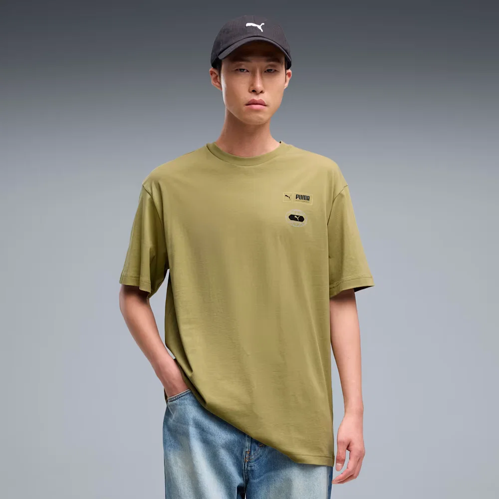 Camiseta Graphics Relaxed Stacked Tee Masculina