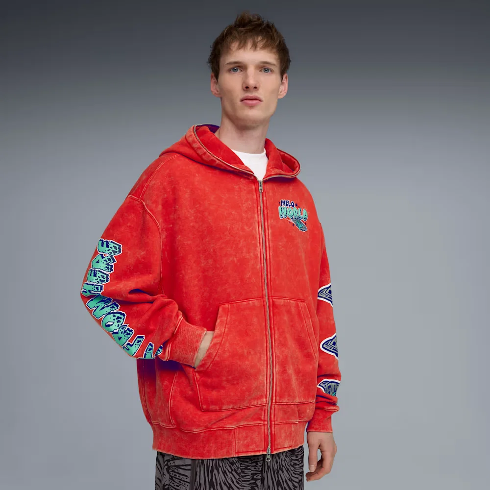 Moletom com Capuz Melo World Zip Up
