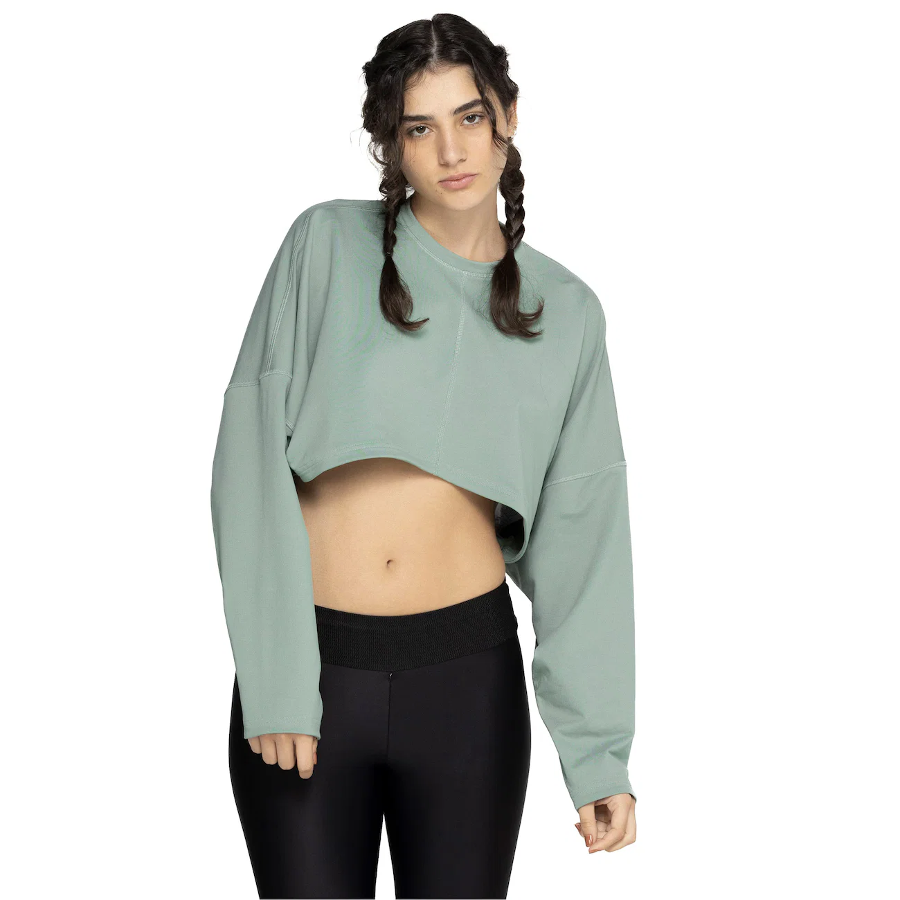 Blusa Cropped Feminina Adidas Yoga Studio