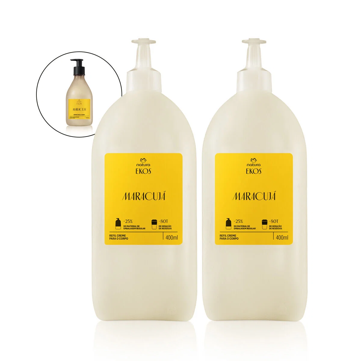 Kit Creme Desodorante Hidratante para o Corpo Ekos Maracujá (2 unidades)