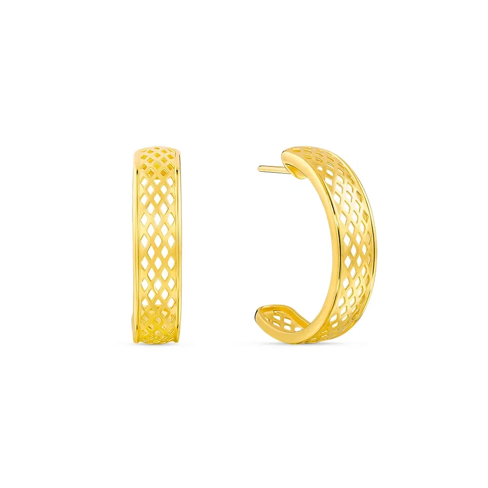 Argola Piton em Ouro Amarelo 18k, 24mm — imagem 1