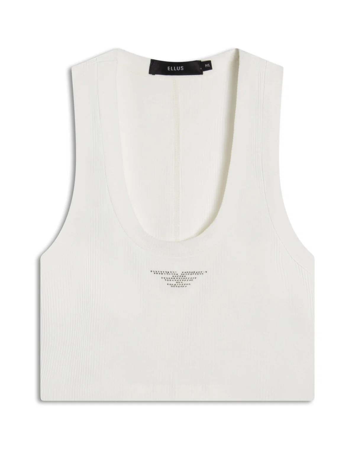 Blusa Cropped Ellus Hotfix Off White
