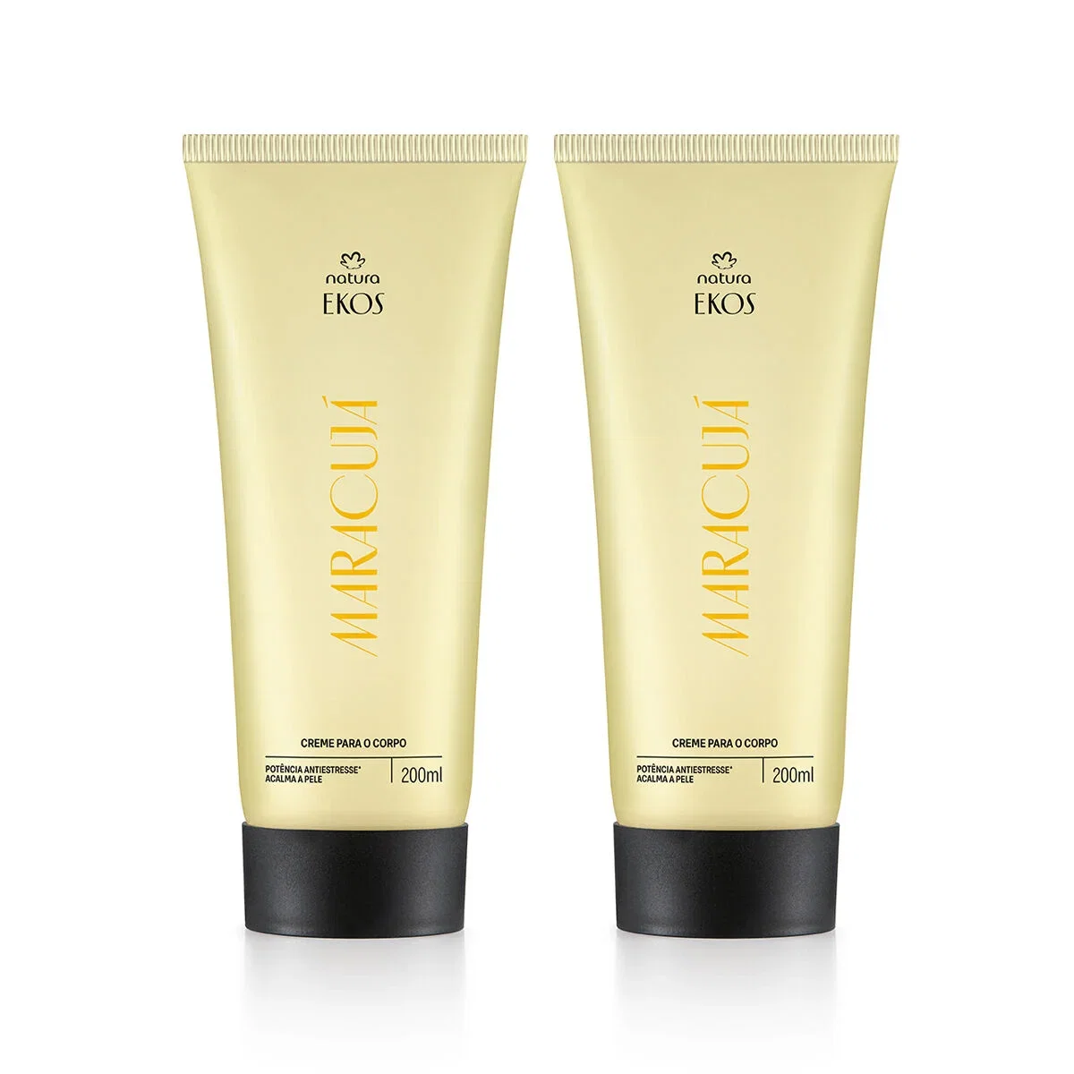 Kit Creme Desodorante Hidratante para o Corpo Ekos Maracujá 2 un de 200 ml