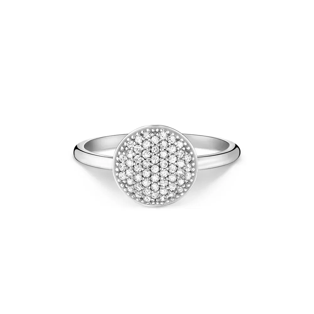 Anel Glow em Ouro Branco 18k com Diamantes — imagem 1