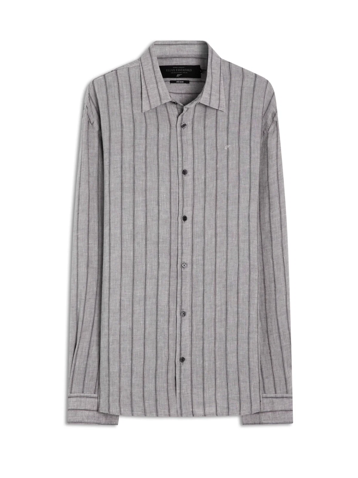 Linen Blend Ft Ligh Stripes Preto