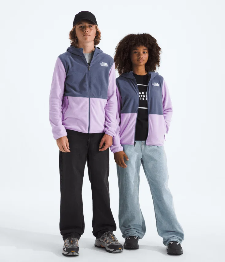 Fleece Infantil Teen Glacier Full Zip Hoodie Lite Lilac / Twilight Galaxy