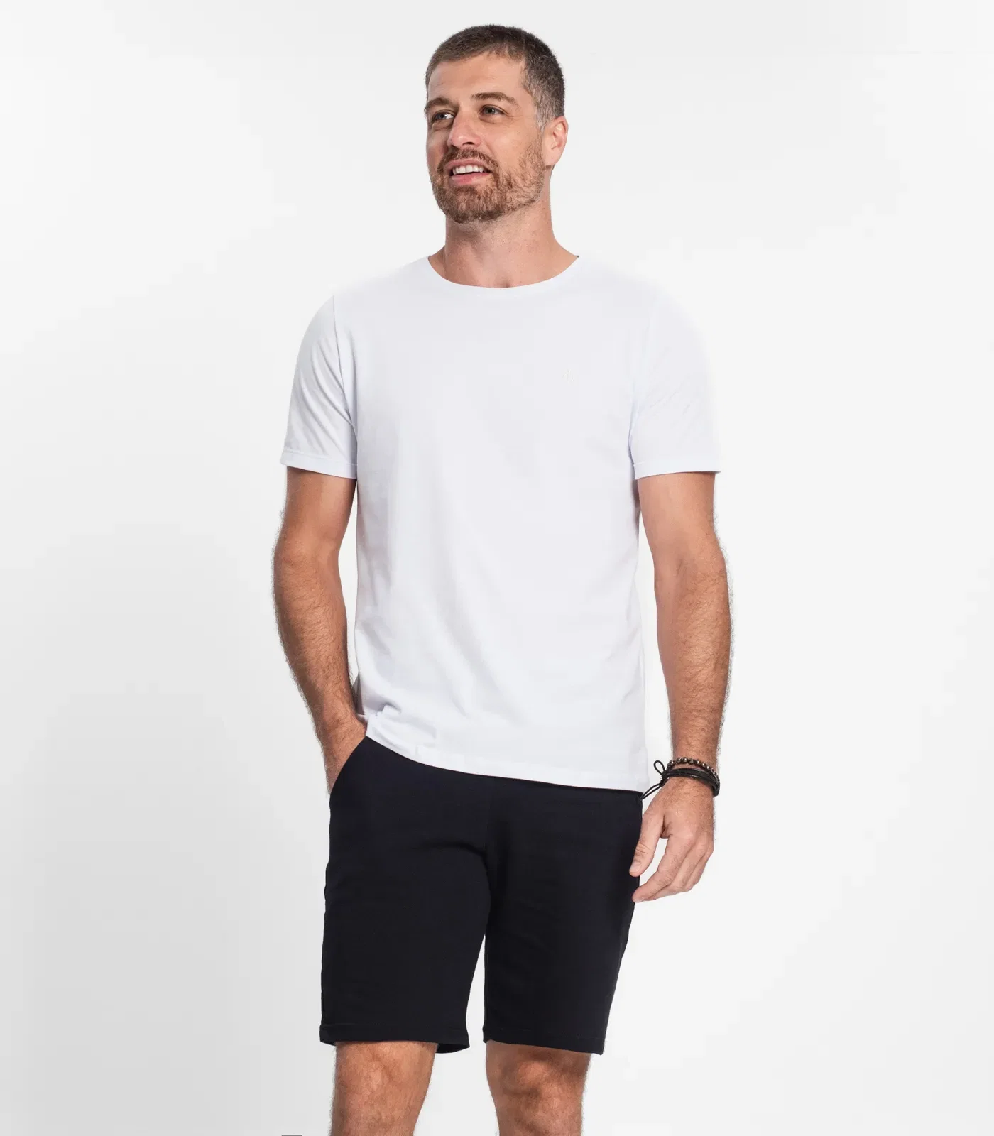 Bermuda Moletom Masculina Select Preto