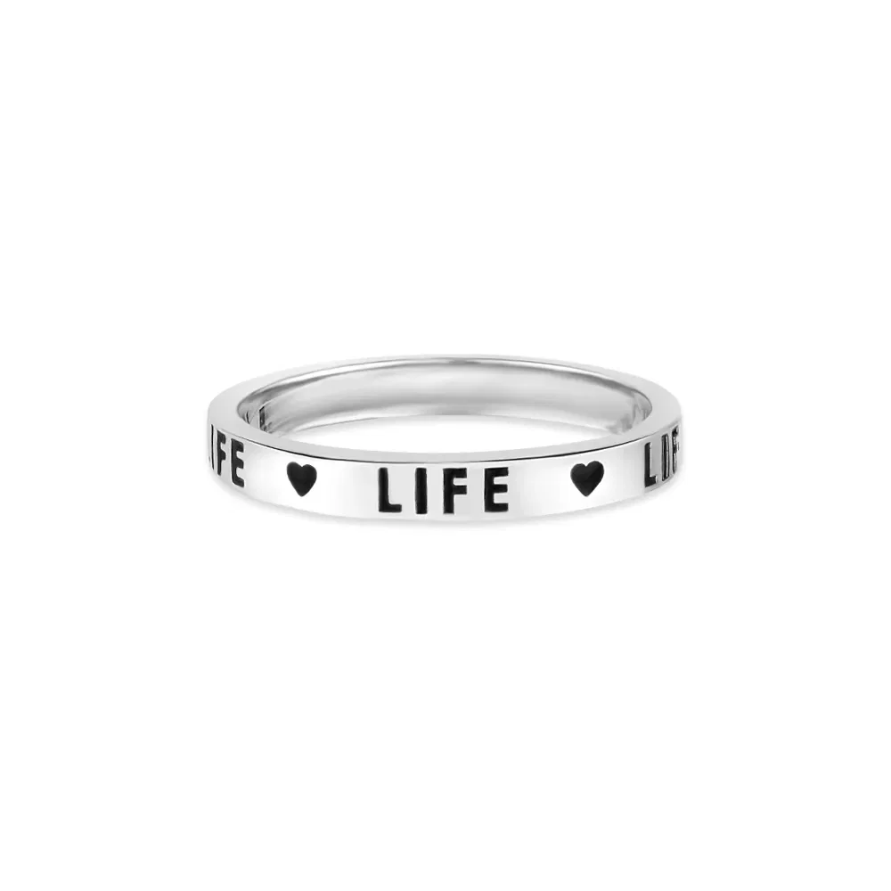 Anel Lifemania em Prata 925 — imagem 1