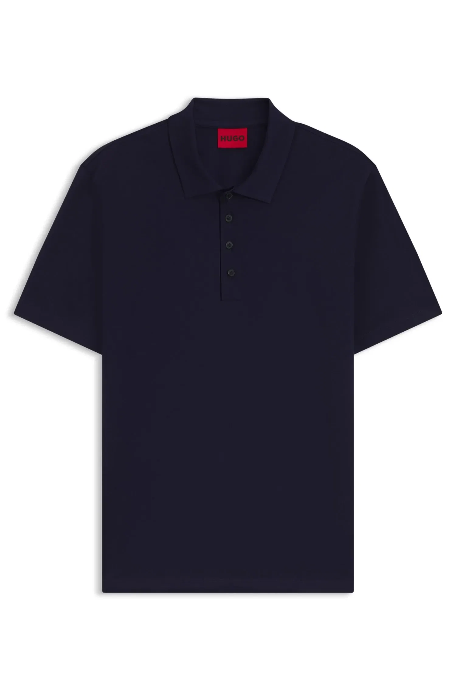 Polo De Modelagem Slim Fit Em Algodão Mercerizado