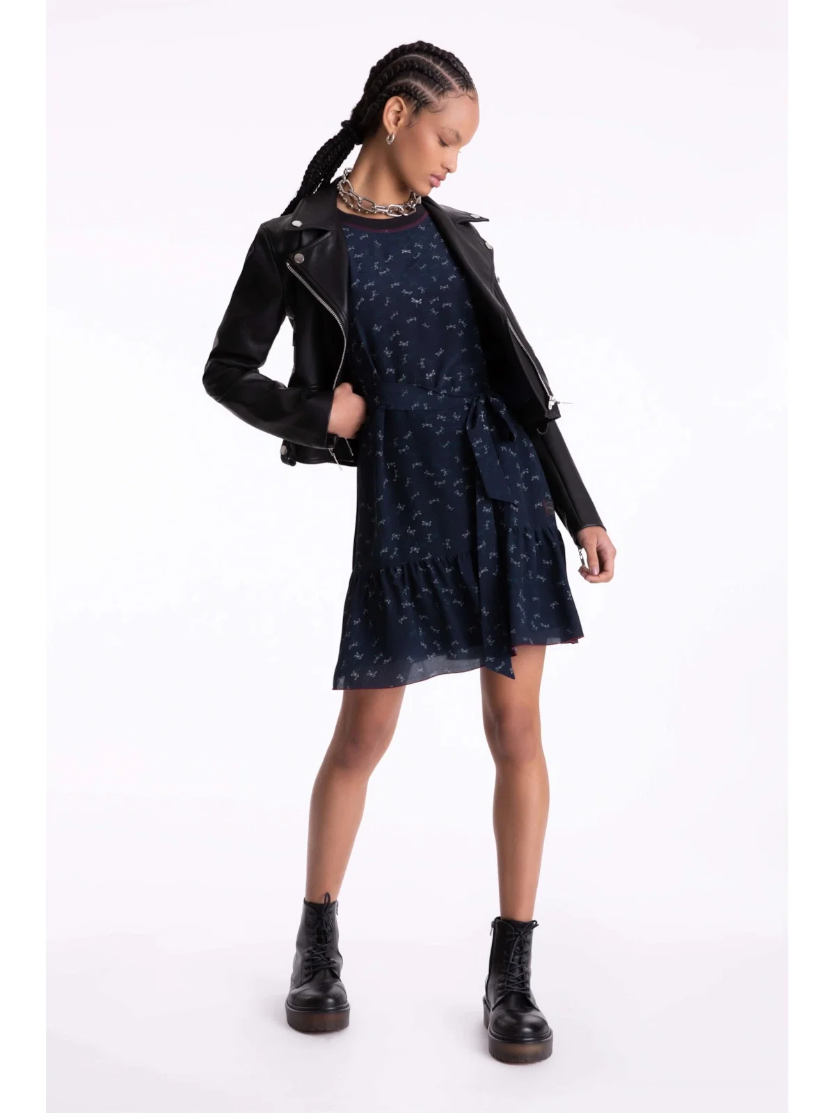 Vestido Libelula Ruffle Estampado