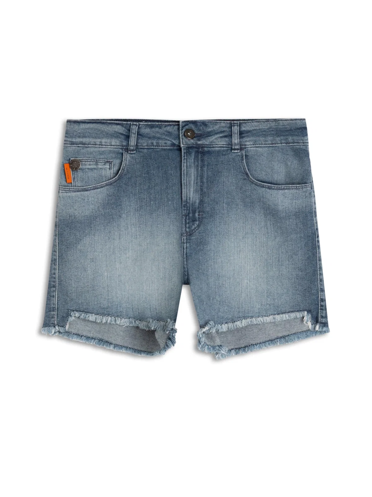 Short Dark Indigo Elastic Lav.Claro