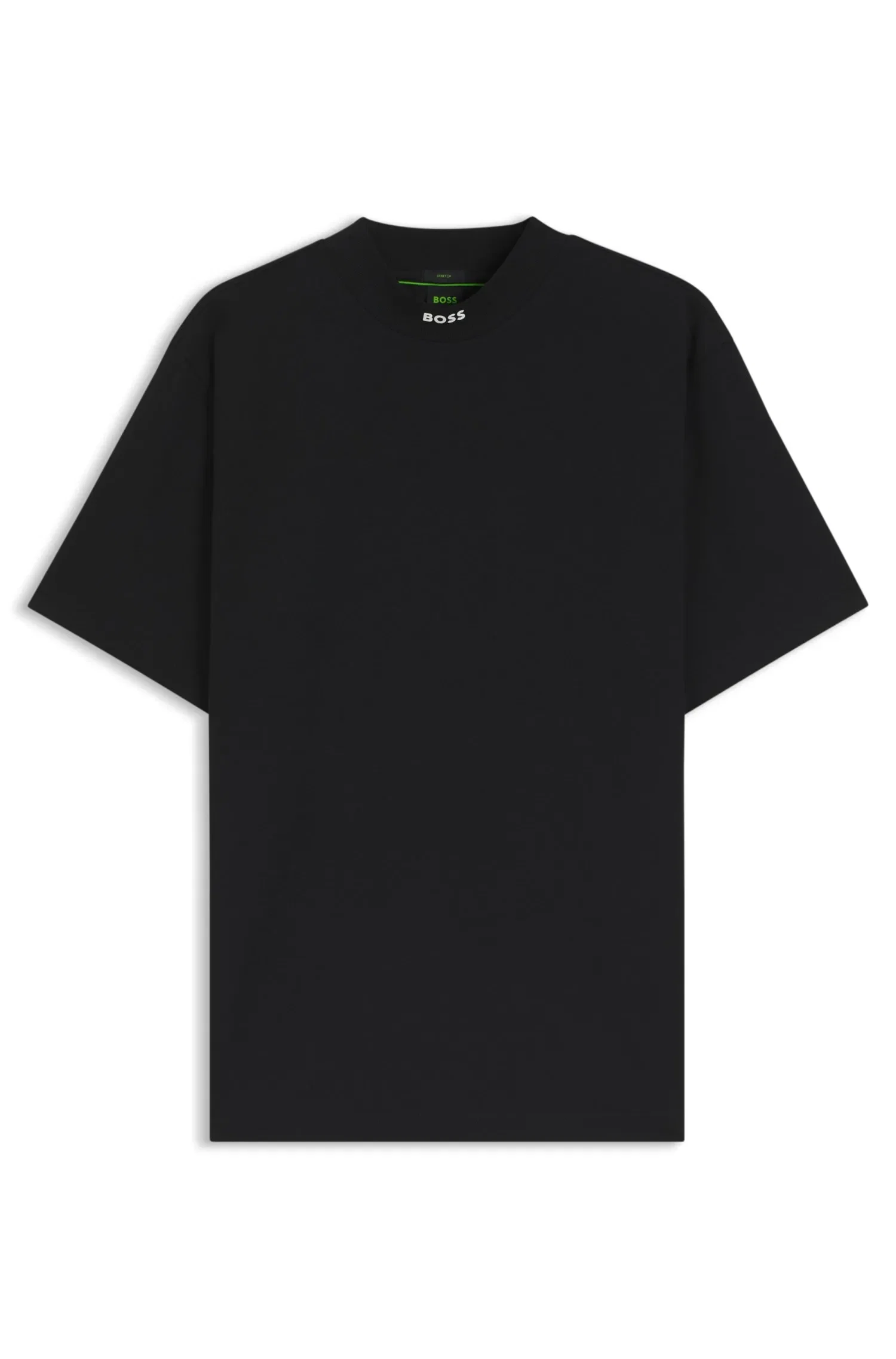 Camiseta Relaxed Fit Em Algodão Elástico — imagem 1