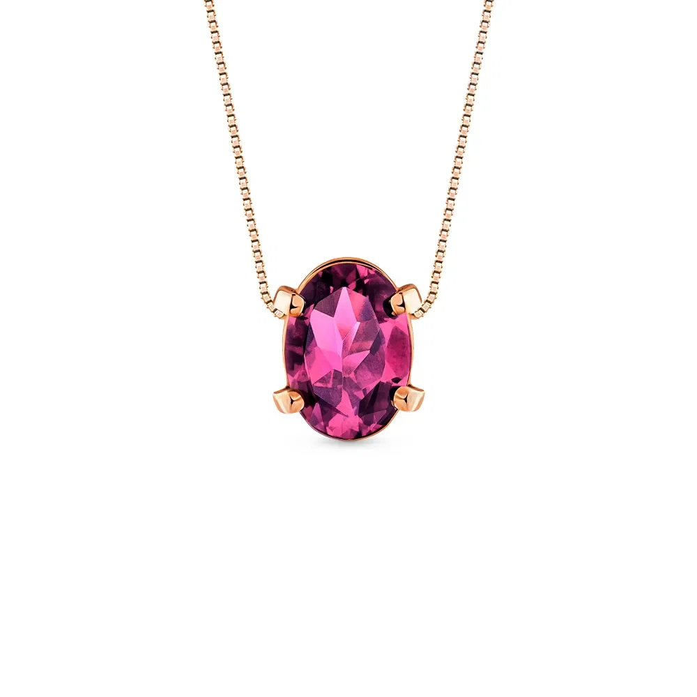 Pingente Icona em Ouro Vivara 18k com Granada, 7mm — imagem 1