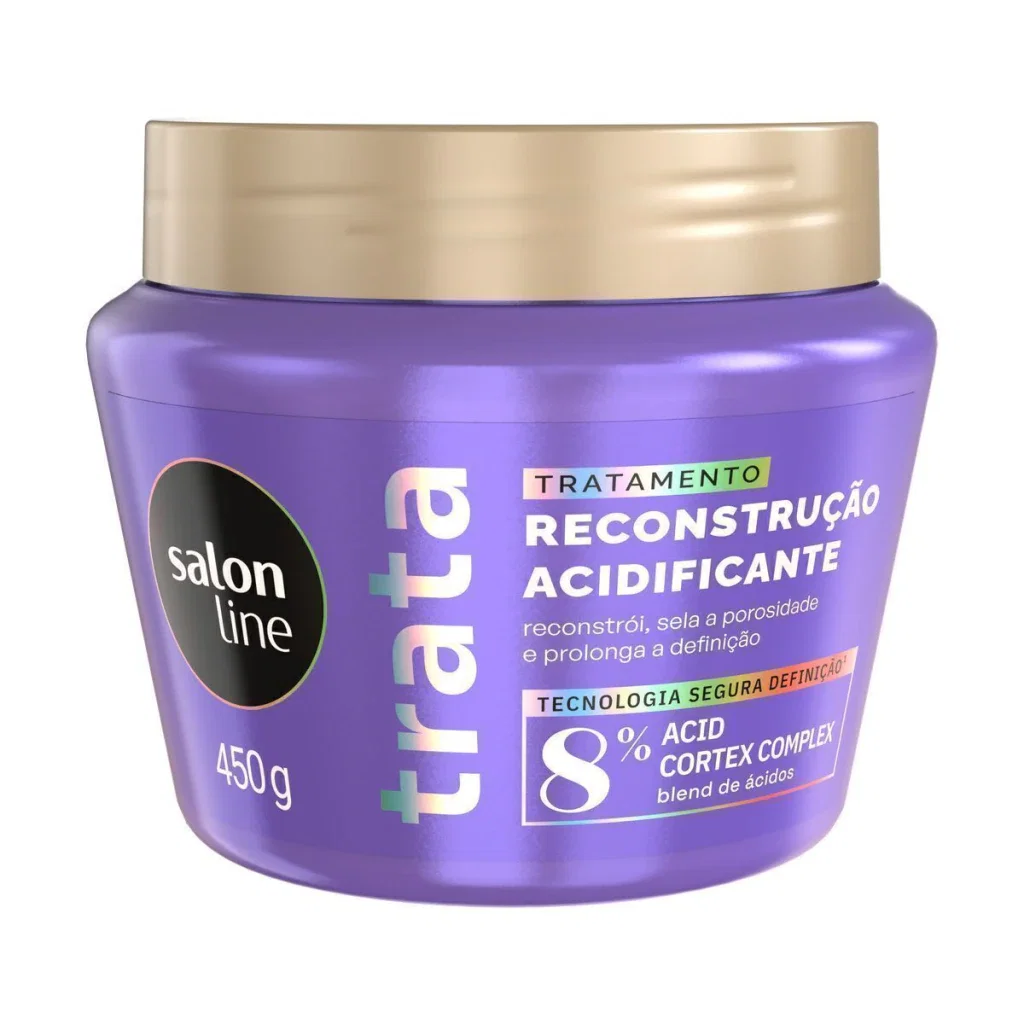 Máscara de Tratamento Salon Line Trata Reconstrução Acidificante 450g