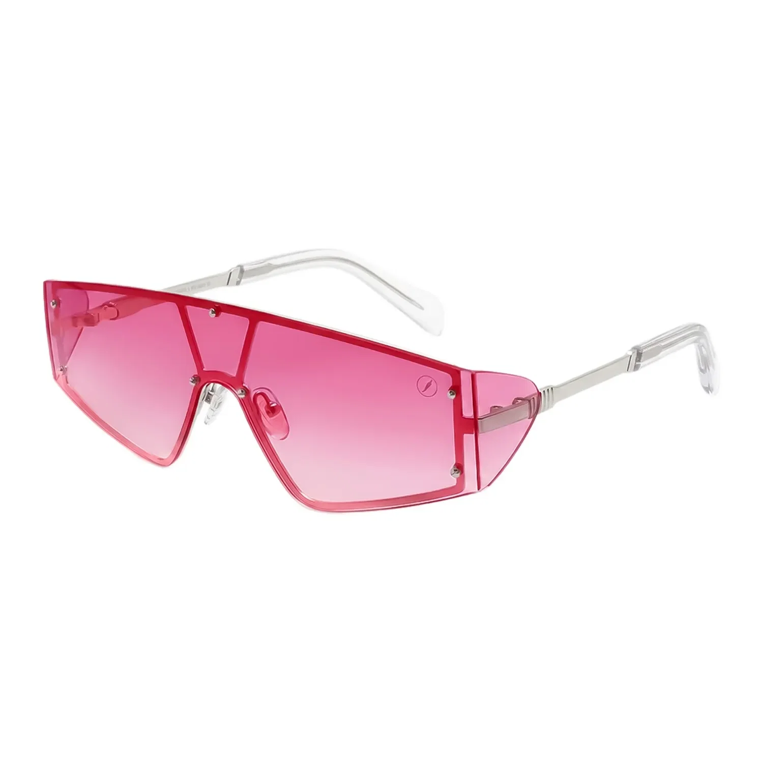 Óculos de Sol Feminino Bended Lenses Quadrado Rosa