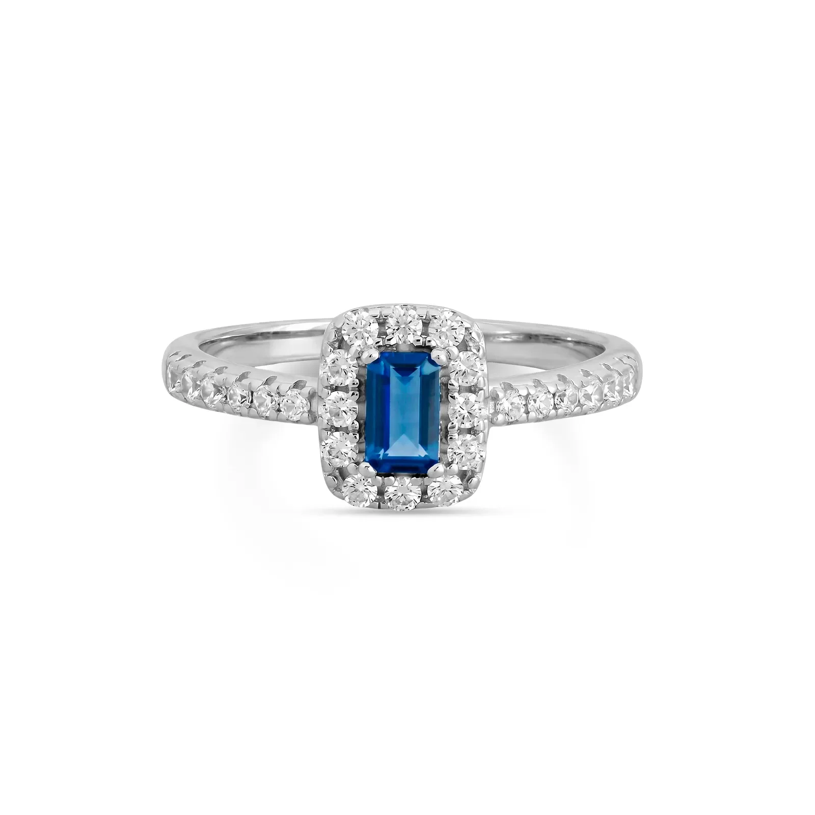 Anel Life Special em Prata 925 com Zircônia Azul e Incolor — imagem 1