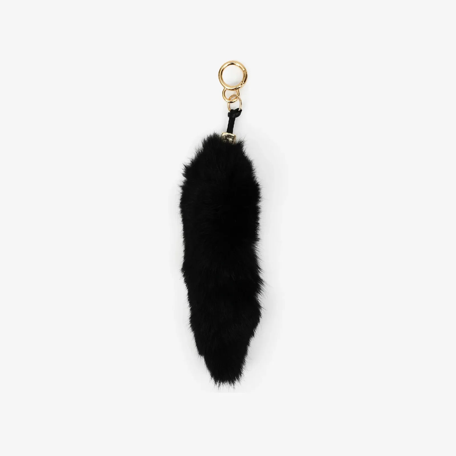 Bag Charm Pompom Preto