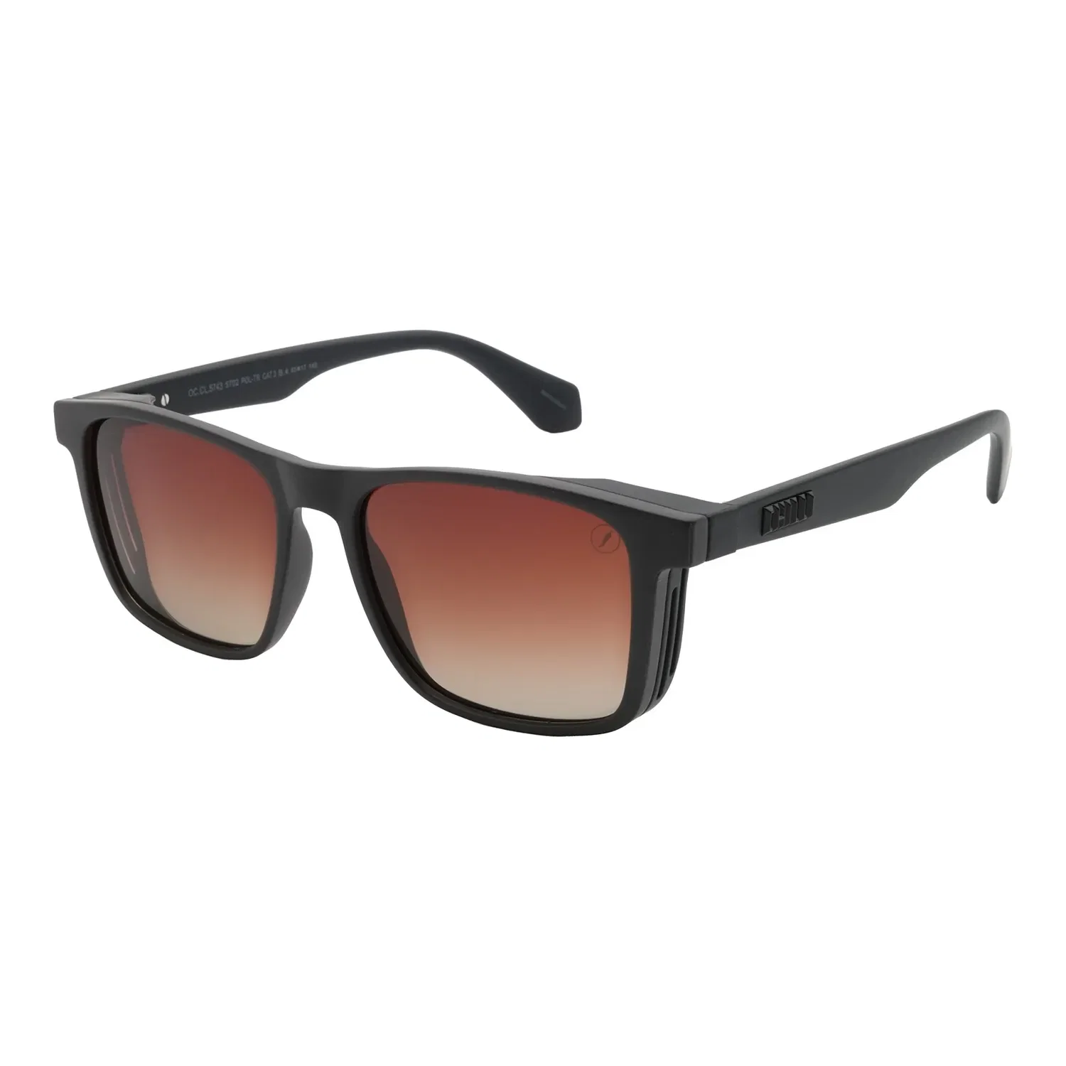 Óculos de Sol Masculino Chilli Beans Flap Quadrado Degradê Marrom — imagem 1