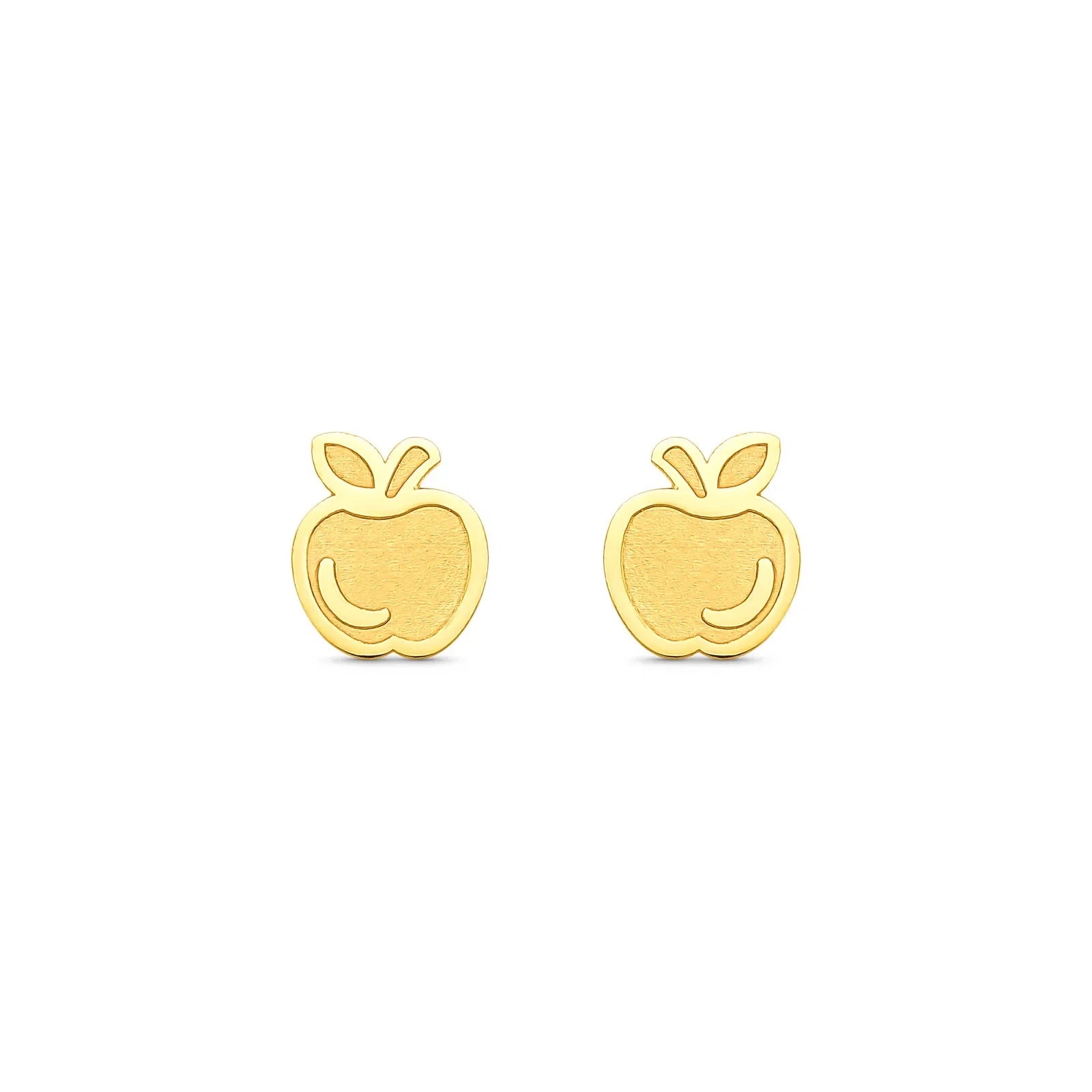 Brinco Baby Maça em Ouro Amarelo 18k — imagem 1