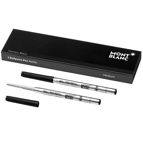 Refil Montblanc Mystery Black Preto Esferográfica 2 Uni - 116190