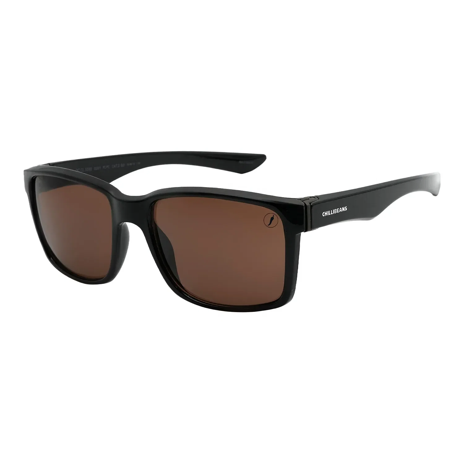 Óculos de Sol Masculino Chilli Beans Quadrado Marrom