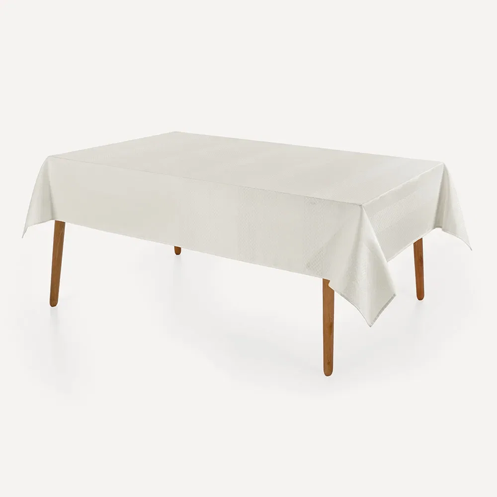Toalha de Mesa Retangular 10 Lugares Oslo Branco