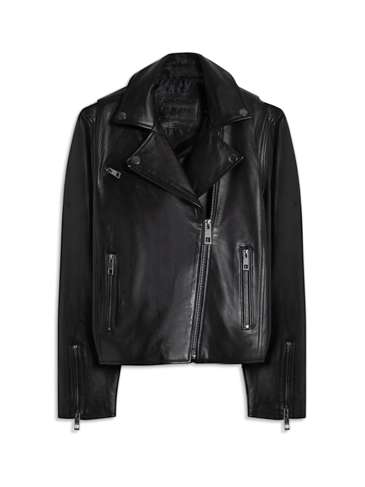 Jaqueta Natural Leather Signature Preto — imagem 1