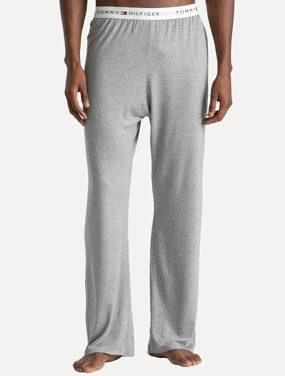 Calça Tommy Hilfiger Masculina Sleepwear Logo Cinza Mescla