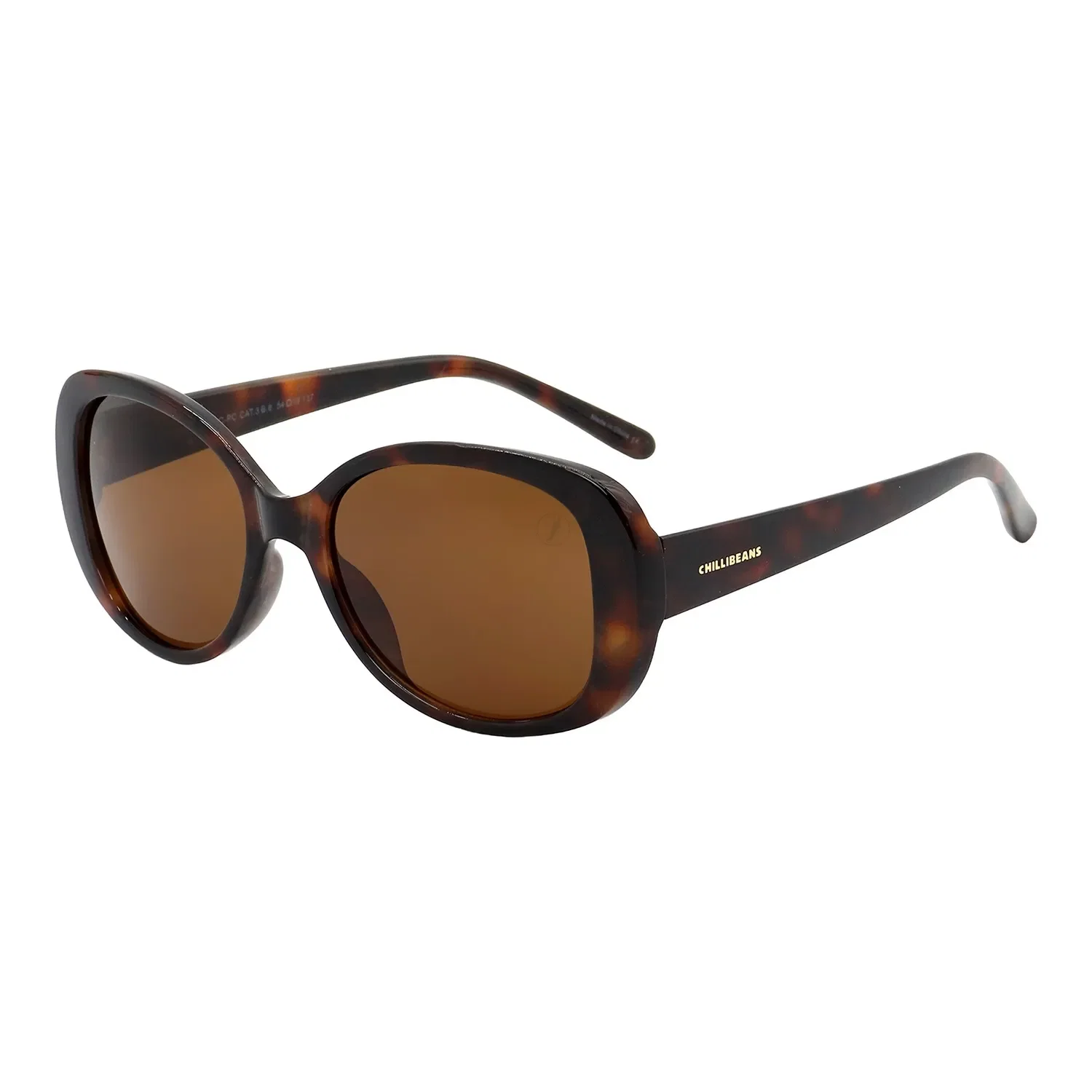 Óculos de Sol Feminino Chilli Beans Marrom Tartaruga — imagem 1