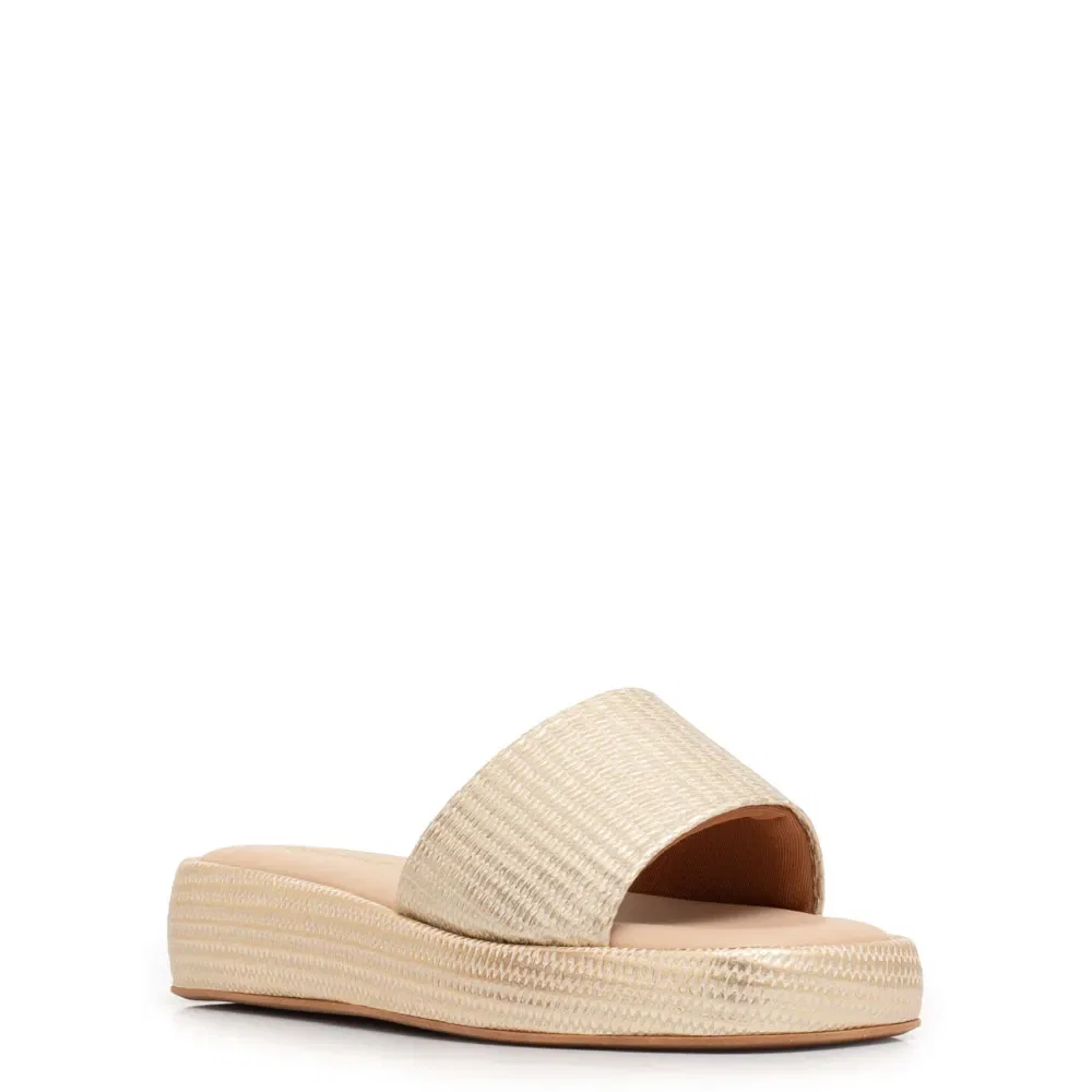 Papete Flatform Dourado Texturizado