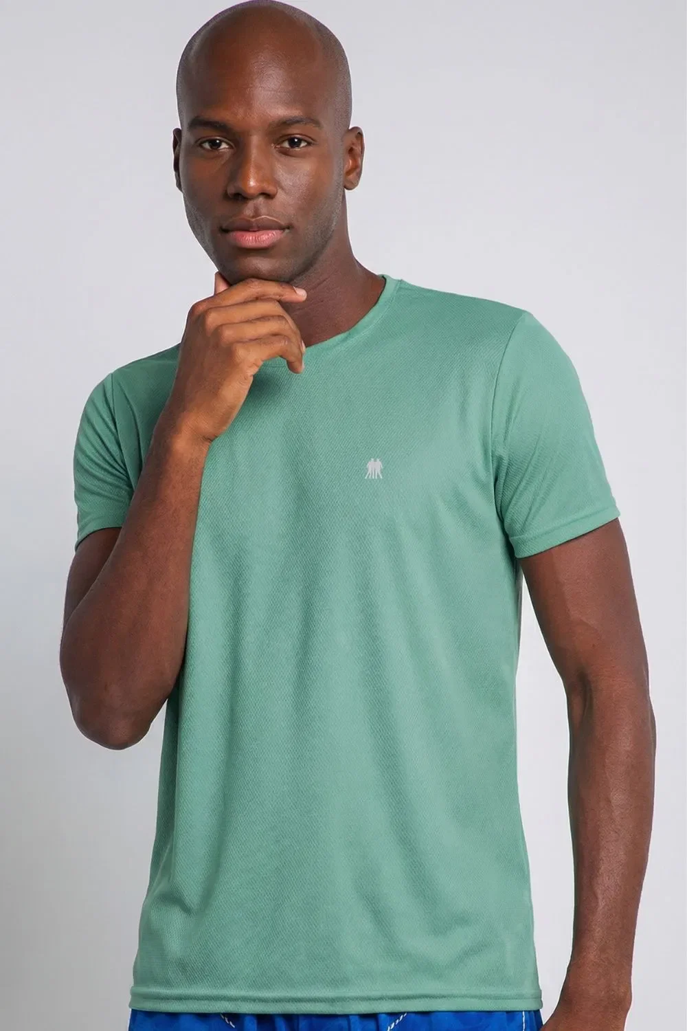 Camiseta Masculina Pw Sports Lisa Polo Wear Verde Escuro
