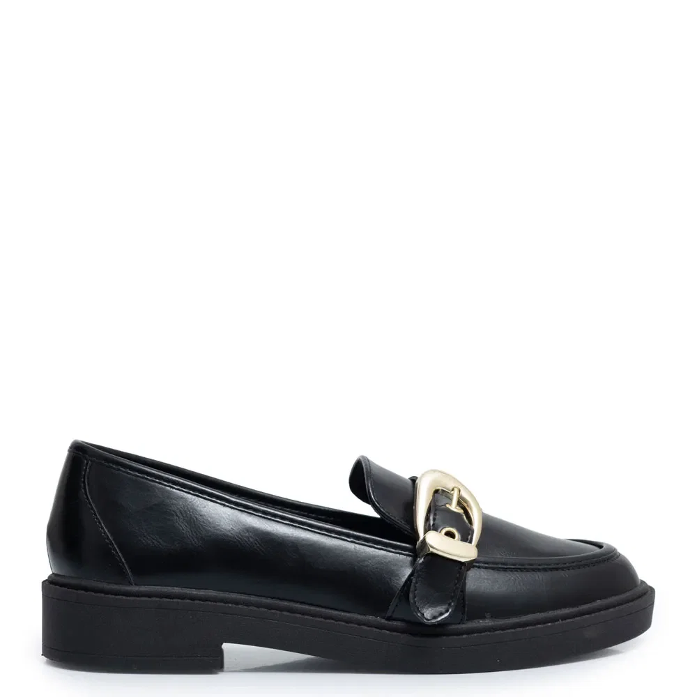 Mocassim Preto Fivela — imagem 1
