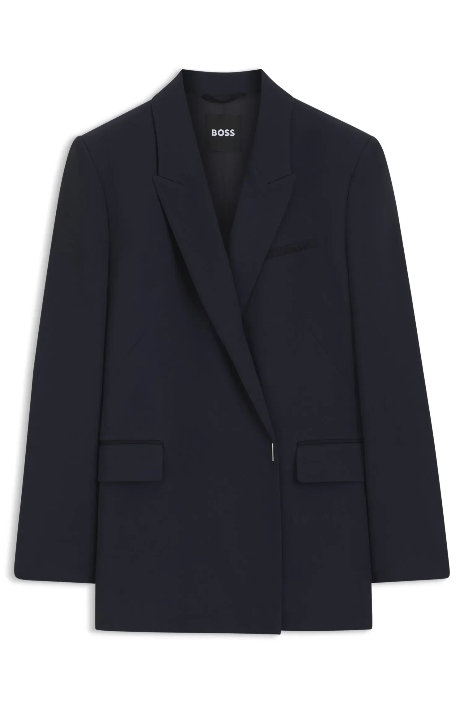 Blazer Em Modelagem Relaxed Fit Com Abotoamento — imagem 1
