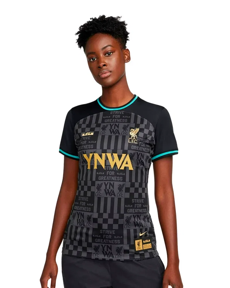 Camisa de Futebol Nike Liverpool x Lebron James Feminina — imagem 1
