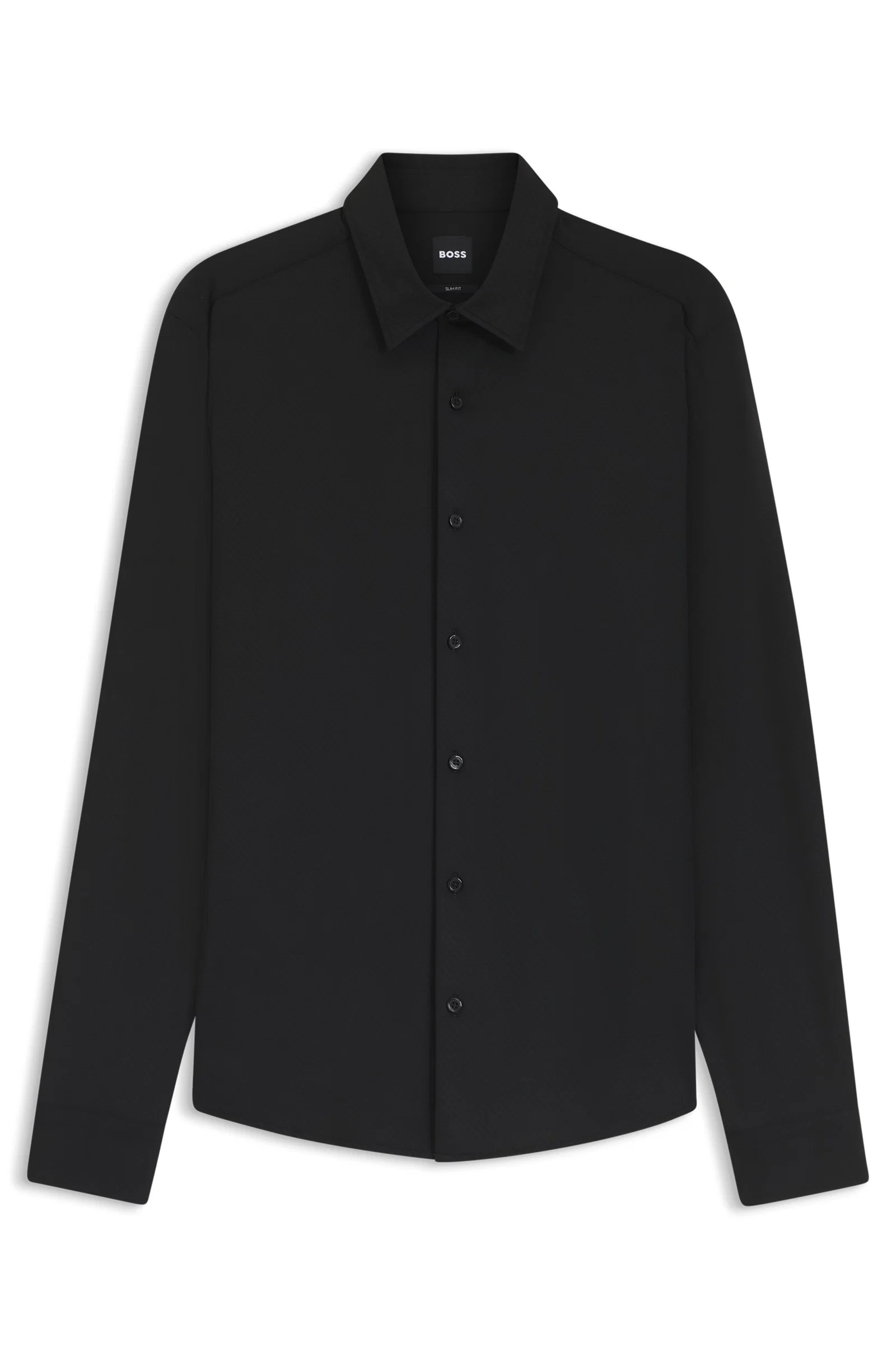 Camisa Slim Fit Em Jersey Estruturado — imagem 1
