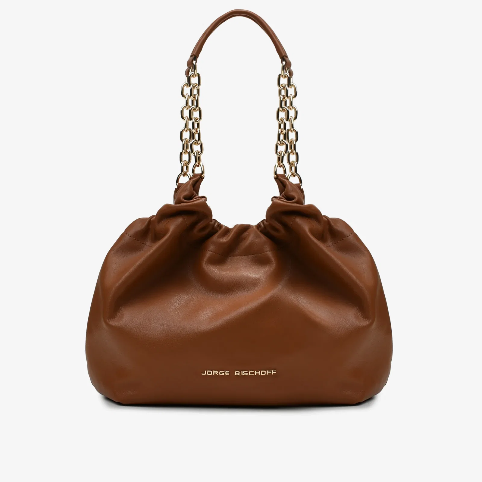 Bolsa Saco Caramelo Mascavo Couro — imagem 1